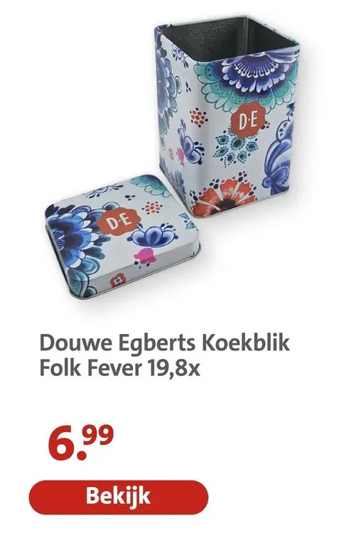 Aanbieding: Koekblik Folk Fever