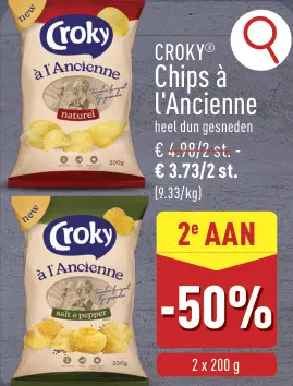 Promotie: Chips à l'Ancienne