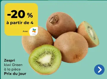 Offre: Zespri kiwi Green