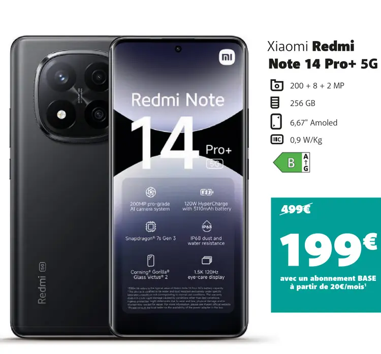 Offre: Redmi Note 14 Pro+ 5G