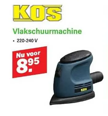 Promotie: Vlakschuurmachine