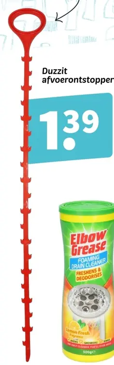 Promotie: Duzzit afvoerontstopper