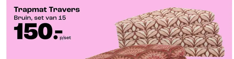 Promotie: Trapmat Travers