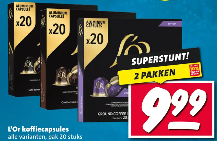 Aanbieding: L'Or koffiecapsules