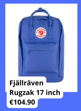 Aanbieding: Fjällräven Rugzak 17 inch