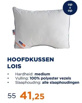 Aanbieding: Hoofdkussen lois