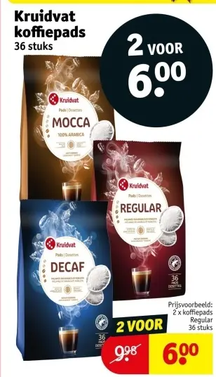 Promotie: Koffiepads