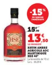 Offre: Rhum ambre agricole aoc martinique