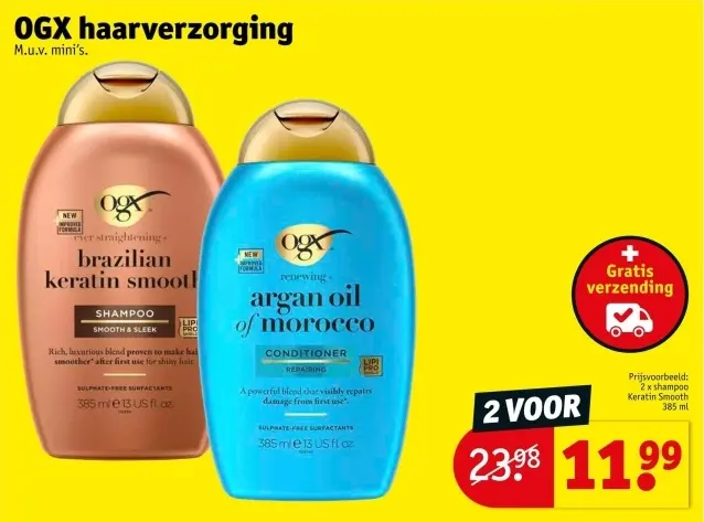 Promotie: OGX haarverzorging