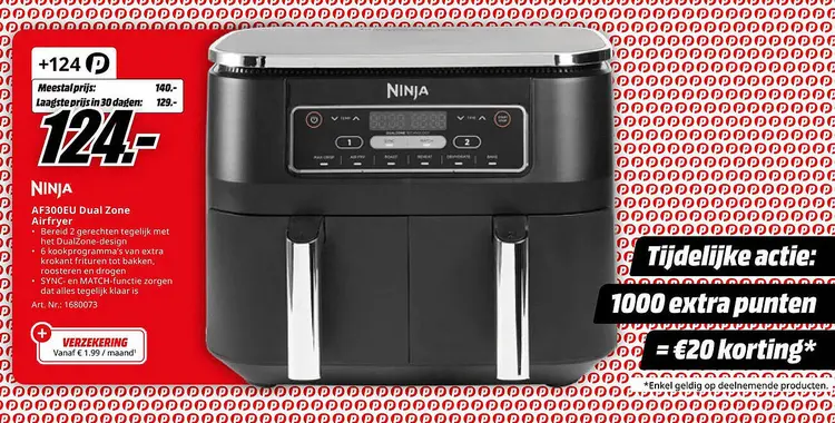 Aanbieding: AF300EU Dual Zone Airfryer