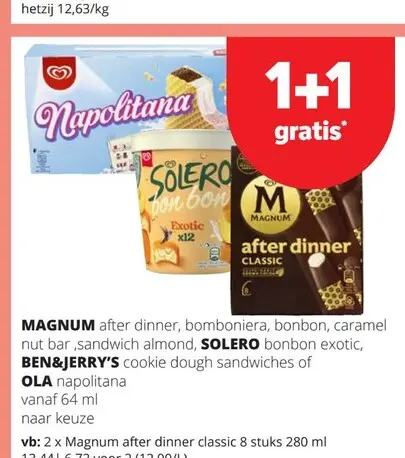 Promotie: After dinner, bomboniera, bonbon, caramel nut bar, sandwich almond, bonbon exotic, cookie dough sandwiches of napolitana