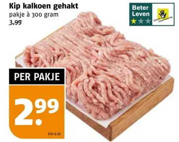 Aanbieding: Kip kalkoen gehakt
