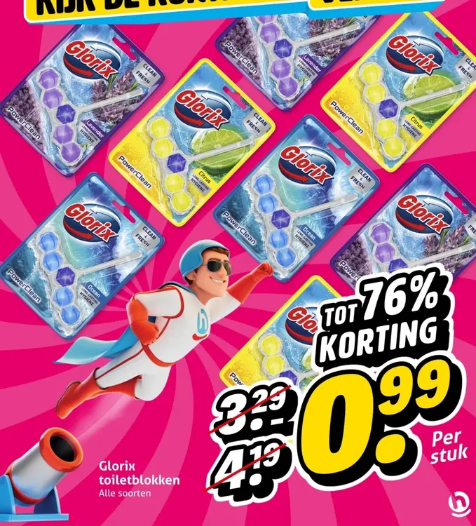 Aanbieding: toiletblokken