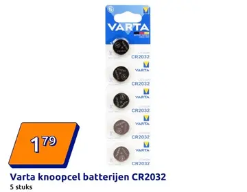 Aanbieding: Knoopcel batterijen CR2032