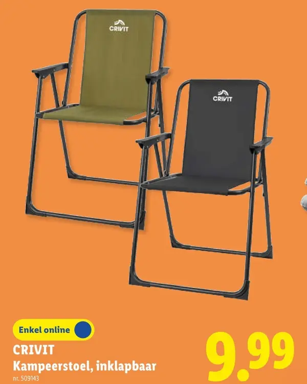 Promotie: Kampeerstoel, inklapbaar