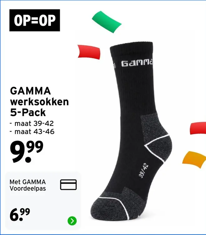Aanbieding: Werksokken 5-Pack