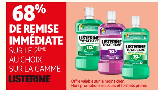 Offre: Listerine Total Care
