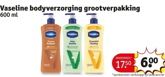 Aanbieding: Bodyverzorging grootverpakking