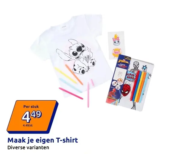 Aanbieding: Maak je eigen T-shirt