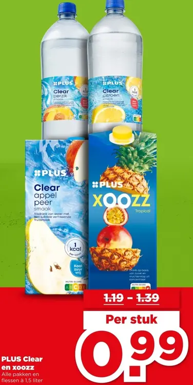 Aanbieding: Clear en Xoozz