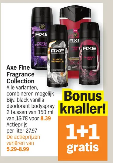 Promotie: Axe Fine Fragrance Collection