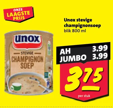 Aanbieding: Unox stevige champignonsoep