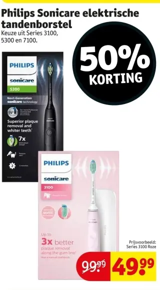 Promotie: Philips Sonicare elektrische tandenborstel