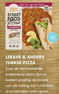Aanbieding: Lekker & Anders turkse pizza
