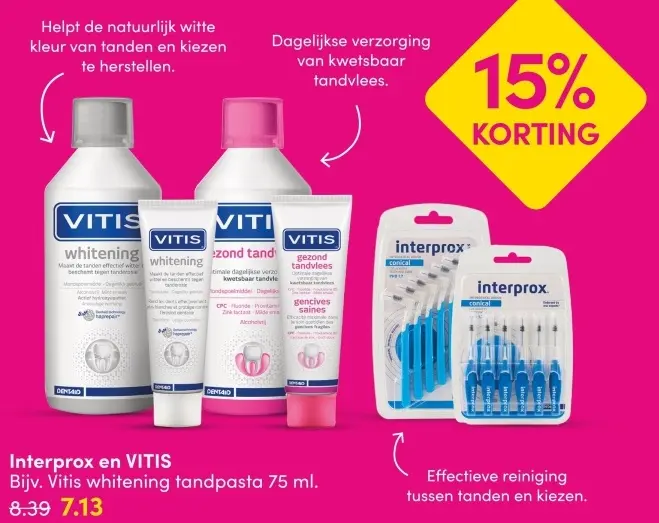 Aanbieding: Interprox en Vitis