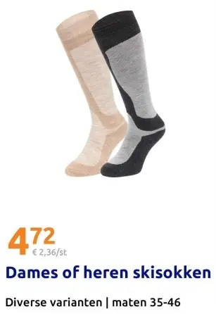 Aanbieding: Dames of heren skisokken