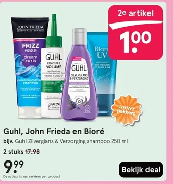 Aanbieding: Guhl, John Frieda en Bioré