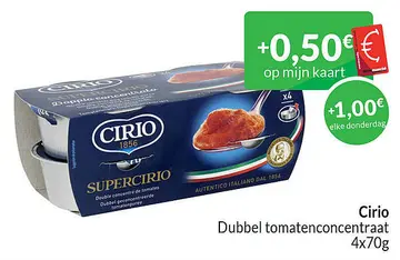 Aanbieding: Dubbel tomatenconcentraat
