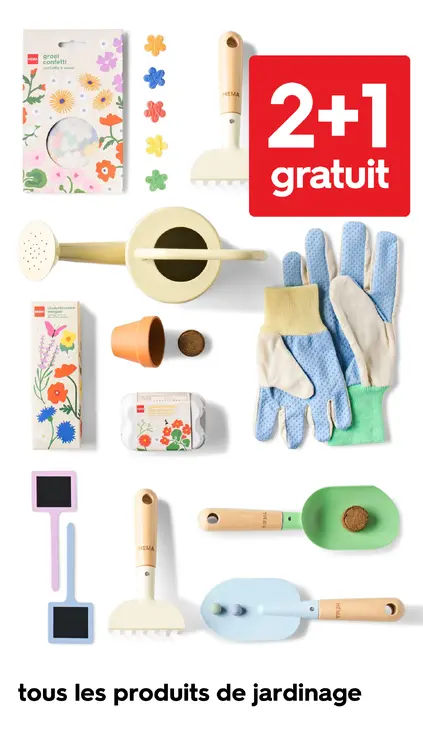 Offre: Tous les produits de jardinage