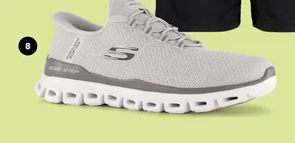 Aanbieding: Skechers Glide-Step heren sneakers lichtgrijs
