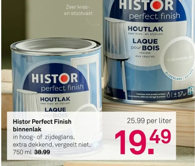Aanbieding: Histor Perfect Finish binnenlak