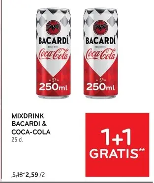 Offre: Mixdrink BACARDI & Coca-Cola