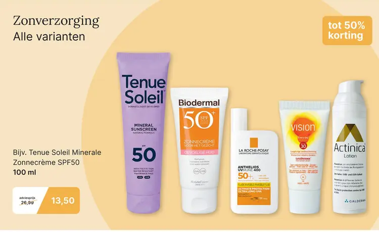 Aanbieding: Zonverzorging 