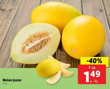 Offre: Melon jaune