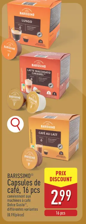Offre: Capsules de café