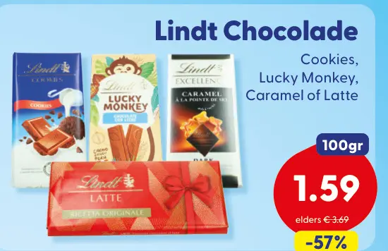 Aanbieding: Lindt Chocolade