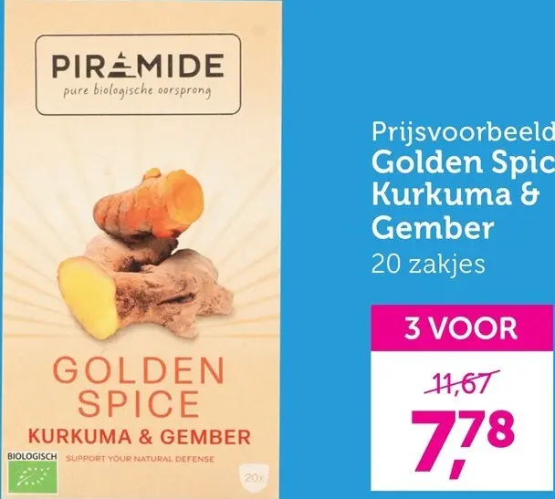 Promotie: Golden Spice Kurkuma & Gember