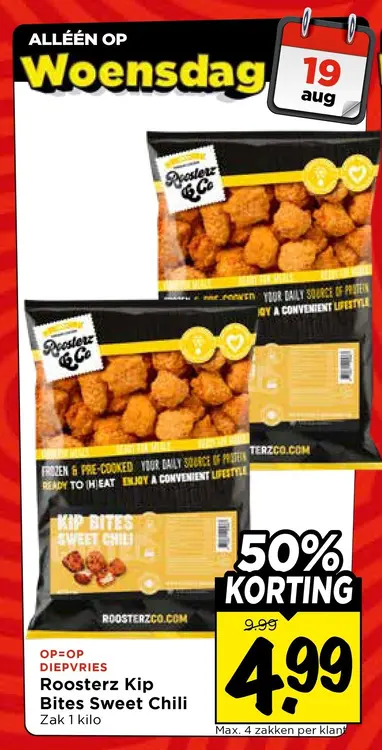 Aanbieding: Kip Bites Sweet Chili