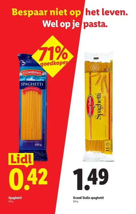 Aanbieding: Combino Spaghetti