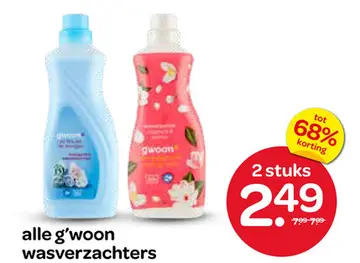 Aanbieding: alle g'woon wasverzachters