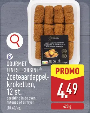 Promotie: Zoeteaardappel-kroketten
