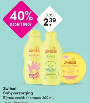 Aanbieding: Zwitsal Babyverzorging