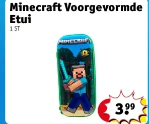 Aanbieding: Minecraft Voorgevormde Etui