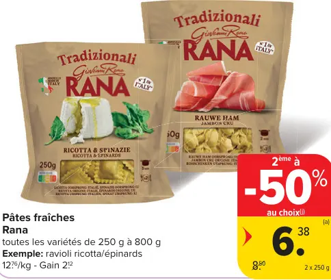 Offre: Rana Pâtes fraîches
