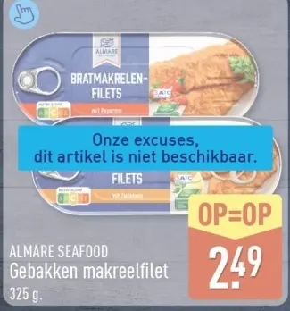 Aanbieding: Gebakken makreelfilet