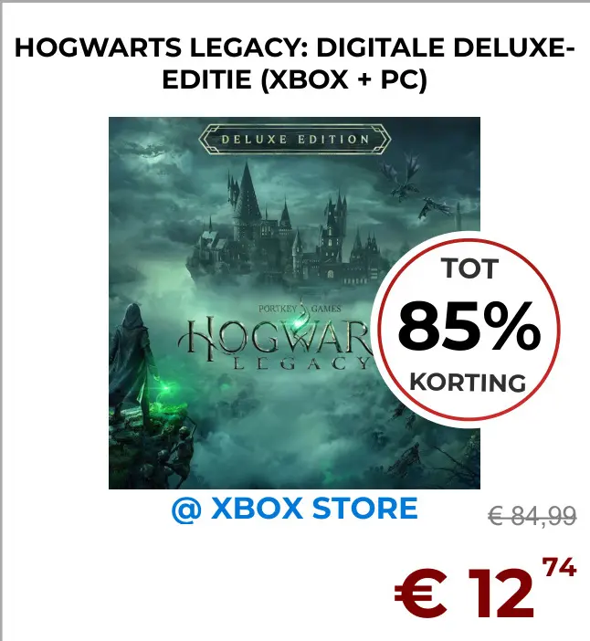 Aanbieding: Hogwarts legacy: digitale deluxe-editie